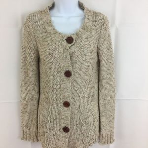 BCBGMaxAzira Thick Open Knit Sweater Size Medium